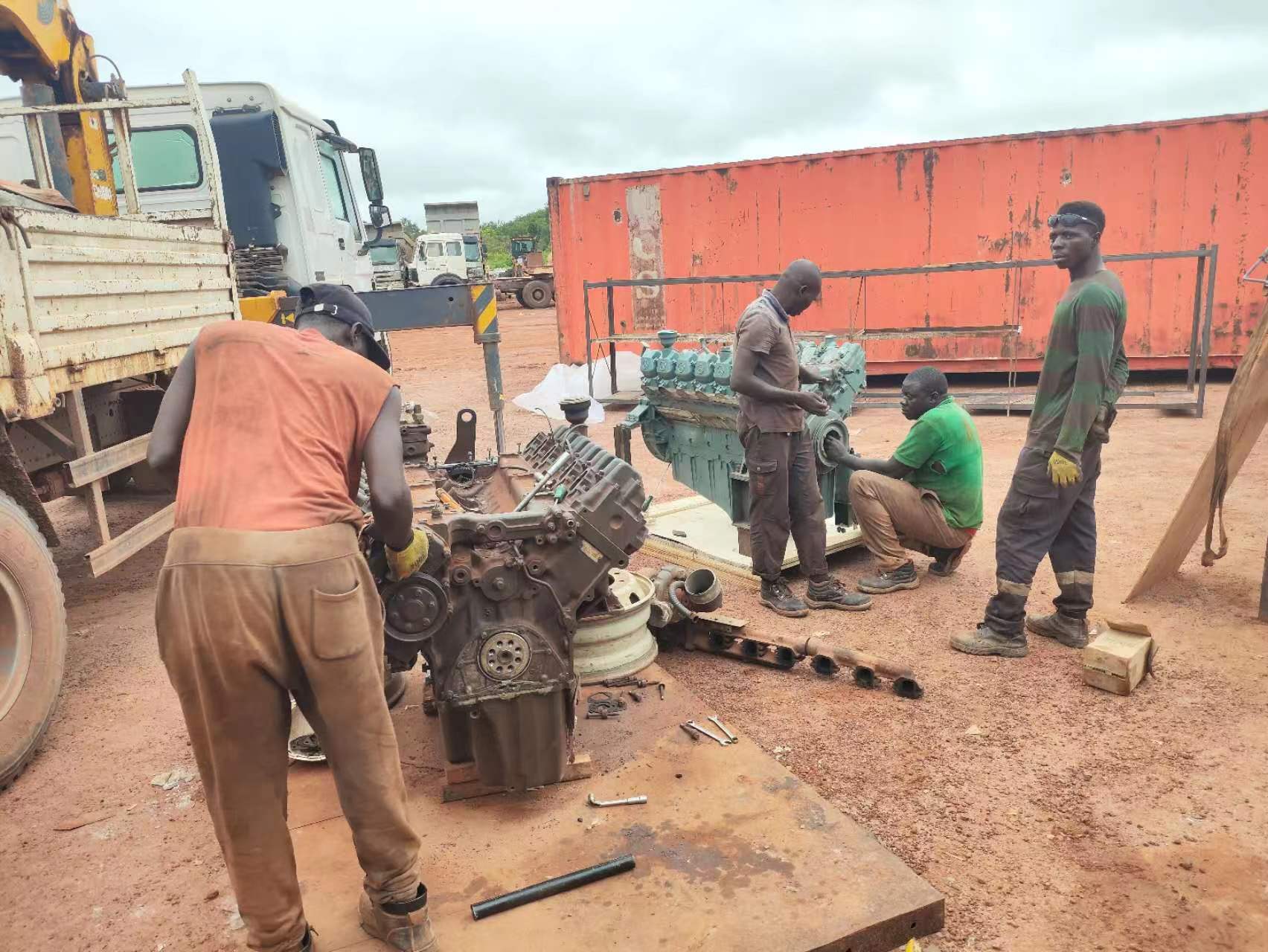 趕赴塞內(nèi)加爾換發(fā)動機(jī)